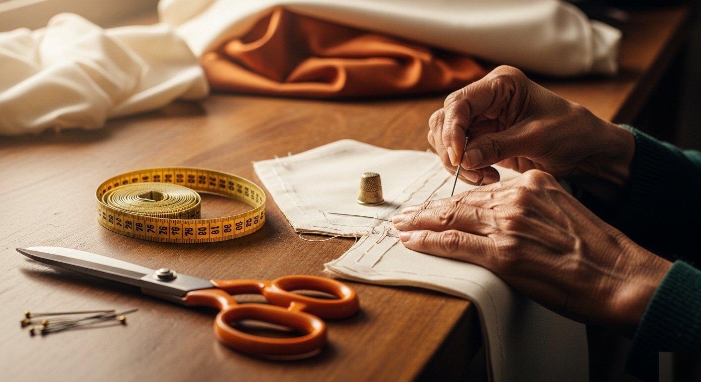 A master tailor at work